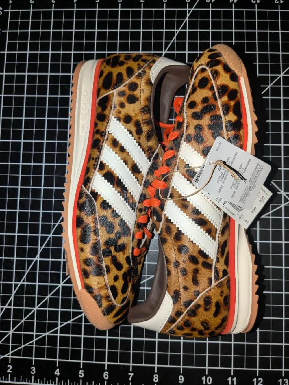 adidas Originals SL72 OG sneakers in leopard print